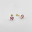 #B10206 - Broquel Recto De Oro 10k 7 mm/#7 De 4 Uñas - L140/L280