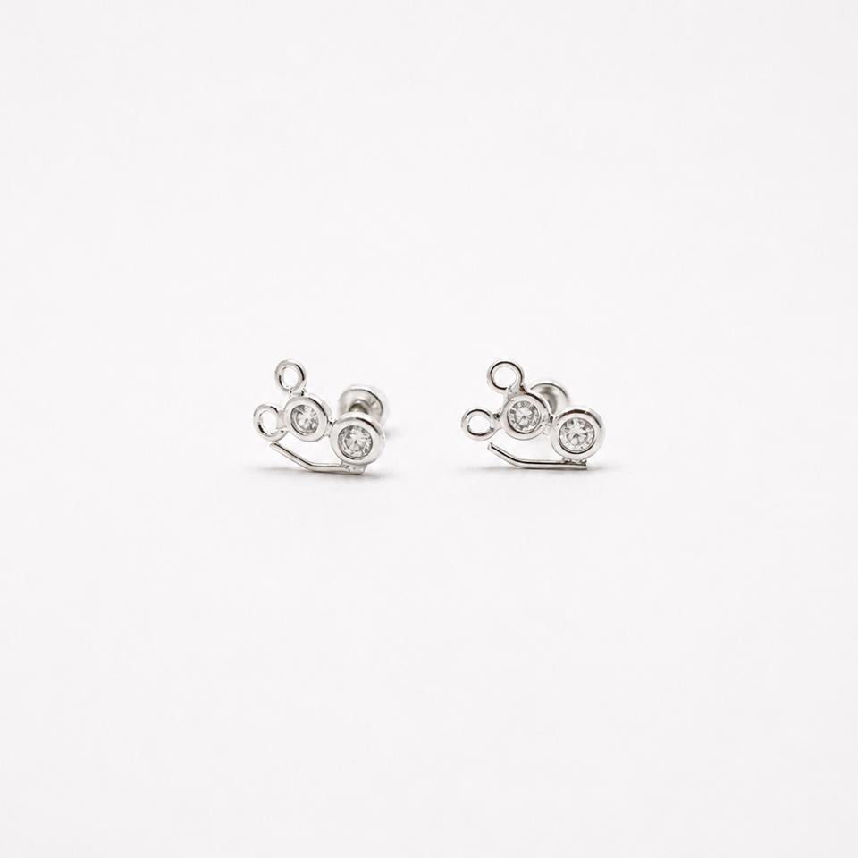 #BR366 - Broquel De Ratoncito De Plata .925 - E41/