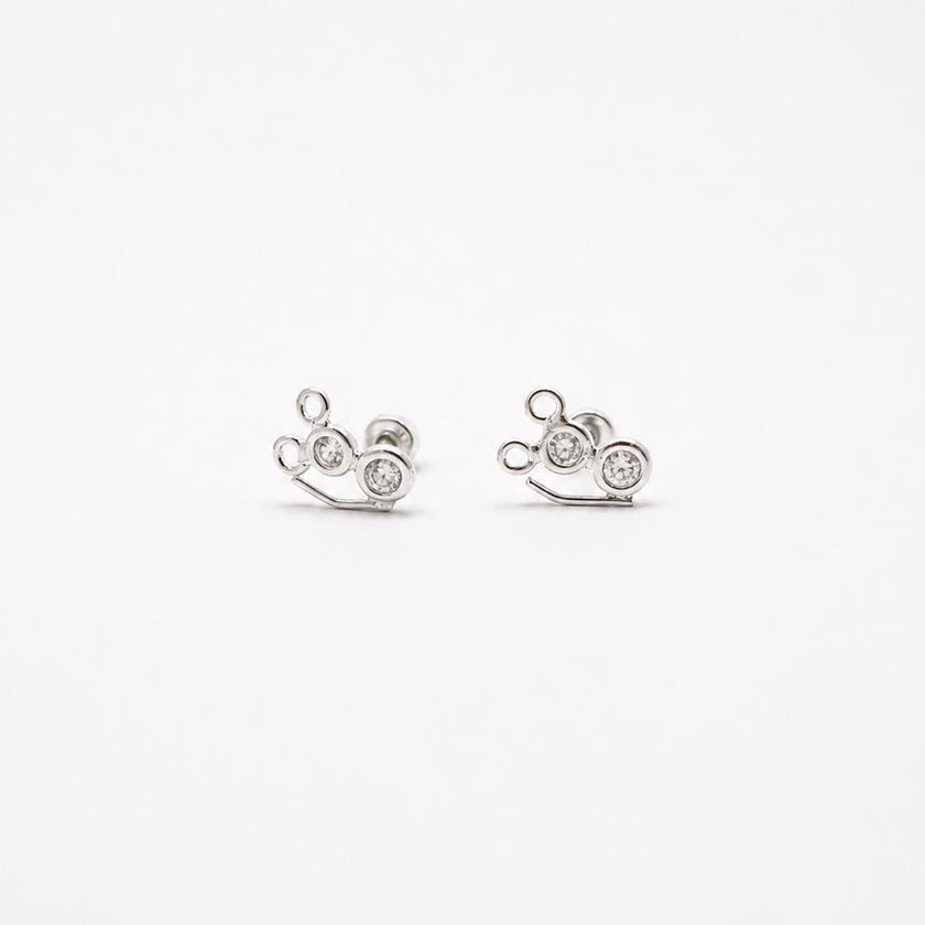 #BR366 - Broquel De Ratoncito De Plata .925 - E41/