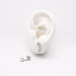 #BR371 - Broquel Flor Y Circulo De Plata .925 - F53/