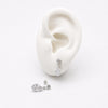 #BR372 - Broquel De Gota De Plata .925 - F62/