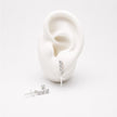#BR370 - Broquel De Cruz Con Zirconia De Plata .925 - F45/