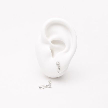#BR375 - Broquel De Plata Con Piedra Zirconia - F42/
