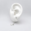 #BR382 - Broquel Elefante Con Piedra Zirconia De Plata .925 - F49/