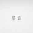 BR378 - Broquel Con Piedra Zirconia Forma De Triangulo - F33/