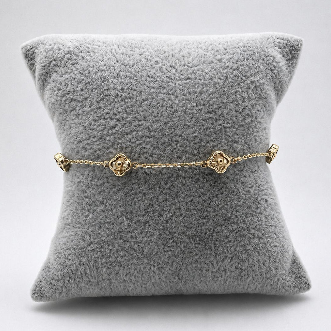 #PA10115 - Pulsera Tipo Van Cleef De Oro 10k - I19/2.3
