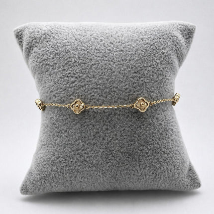#PA10115 - Pulsera Tipo Van Cleef De Oro 10k - I19/2.3