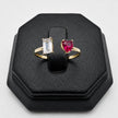 #AD10183 - Anillo Ajustable De Corazón De Oro 10k - I05/1