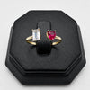 #AD10183 - Anillo Ajustable De Corazón De Oro 10k - I05/1