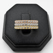 #AD10186 - Anillo Triple Tricolor De Oro 10k - I19/3.2