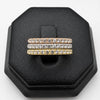 #AD10186 - Anillo Triple Tricolor De Oro 10k - I19/3.2