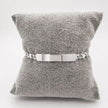 #ESC308 - Esclava Tejido Chino Con Corazones Plata .925 - A09/8.3