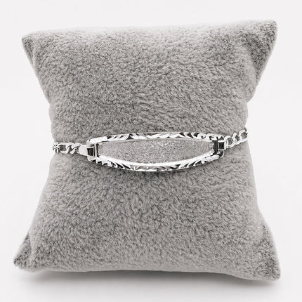 #ESC301 - Esclava Diamantada Plata .925 - A10/6.7
