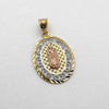 #D10276 - Dije De La Virgen De Guadalupe De Oro 10k Florentino - H18/1.5