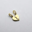 #D10271 - Dije De Corazón Pareja De Oro 10k - H17/.5
