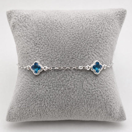 #PA344 - Pulsera Tipo Van Cleef De Plata .925 - A08/3.4