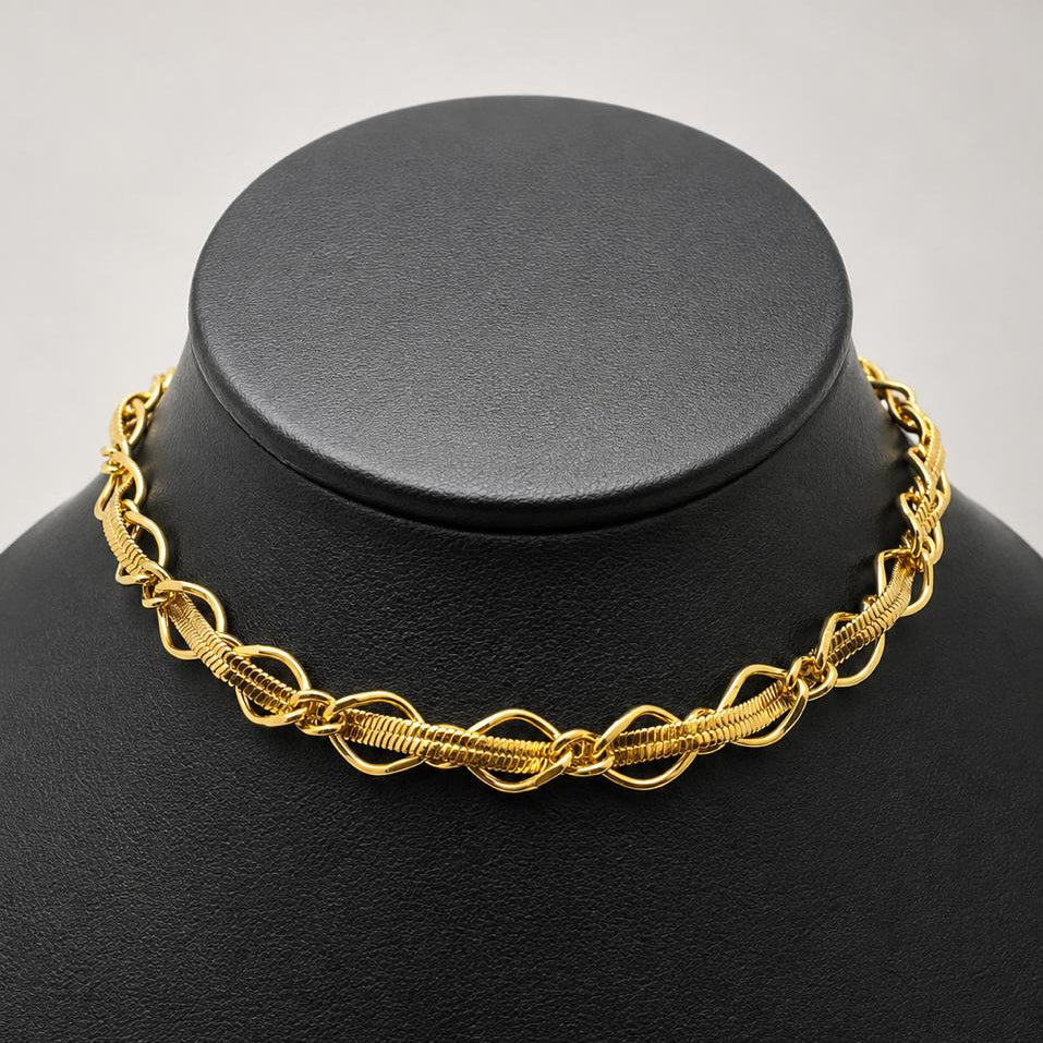 GOL230 - Gargantilla De Oro Laminado 18k - LA040/