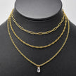 GOL226 - Gargantilla Triple De Oro Laminado 18k - LB0307