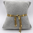 PAL238 - Pulsera Triple De Acero Laminado 18k - LB030/