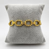 PAL237 - Pulsera Tipo Cadena De Acero Laminado 18k - LA035/