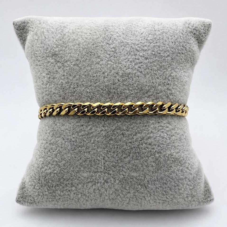 PAL249 - Pulsera Barbada De Oro Laminado 18k - LB060/