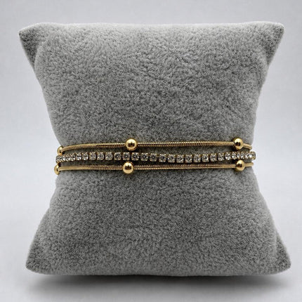 PAL243 - Pulsera Triple De Oro Laminado 18k - LB035/
