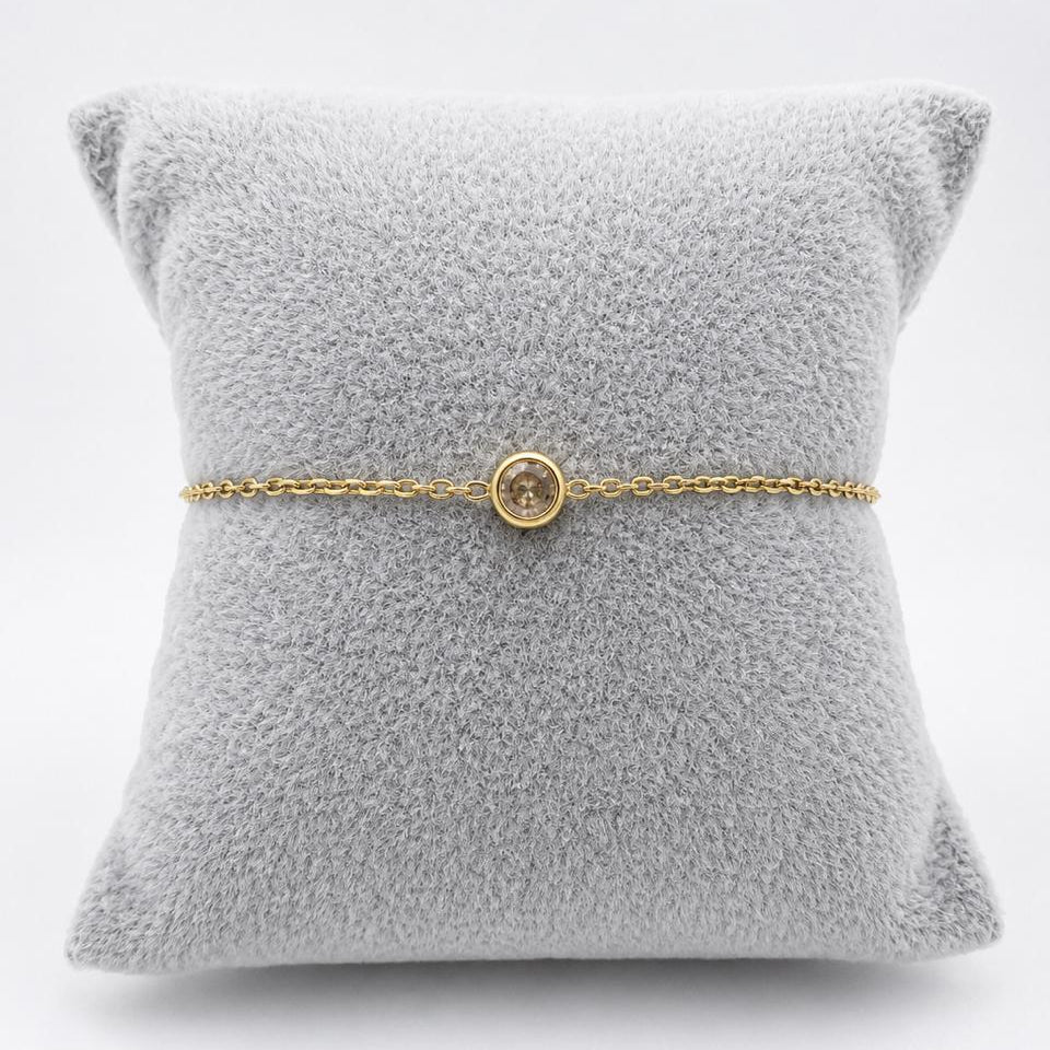 PAL248 - Pulsera Con Piedra Zirconia De Oro Laminado 18k - LB060/