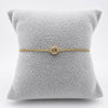 PAL248 - Pulsera Con Piedra Zirconia De Oro Laminado 18k - LB060/