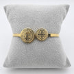 PAL240 - Pulsera San Benito De Oro Laminado 18k - LA045/