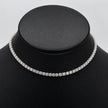 #CAD245 - Cadena Tipo Tenis Con Piedra Zirconia Plata - 100 - 3 mm - C16/25.9