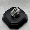 #AD465 - Anillo Con Zirconias Plata - A09/4.6