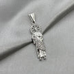 #D619 - Dije San Judas Tadeo Con Zirconia Plata - A09/3.3
