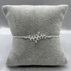 #PA489 - Pulsera Hoja Paripinada Con Zirconia Plata - A09/2.9