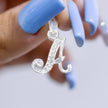 #D116 - Dije De Letra Con Zirconia De Plata - A10/1.2