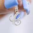 #D116 - Dije De Letra Con Zirconia De Plata - A10/1.2