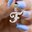 #D116 - Dije De Letra Con Zirconia De Plata - A10/1.2