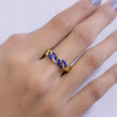 #AOL103 - Anillo Ajustable De Cadena De Oro Laminado De 18k