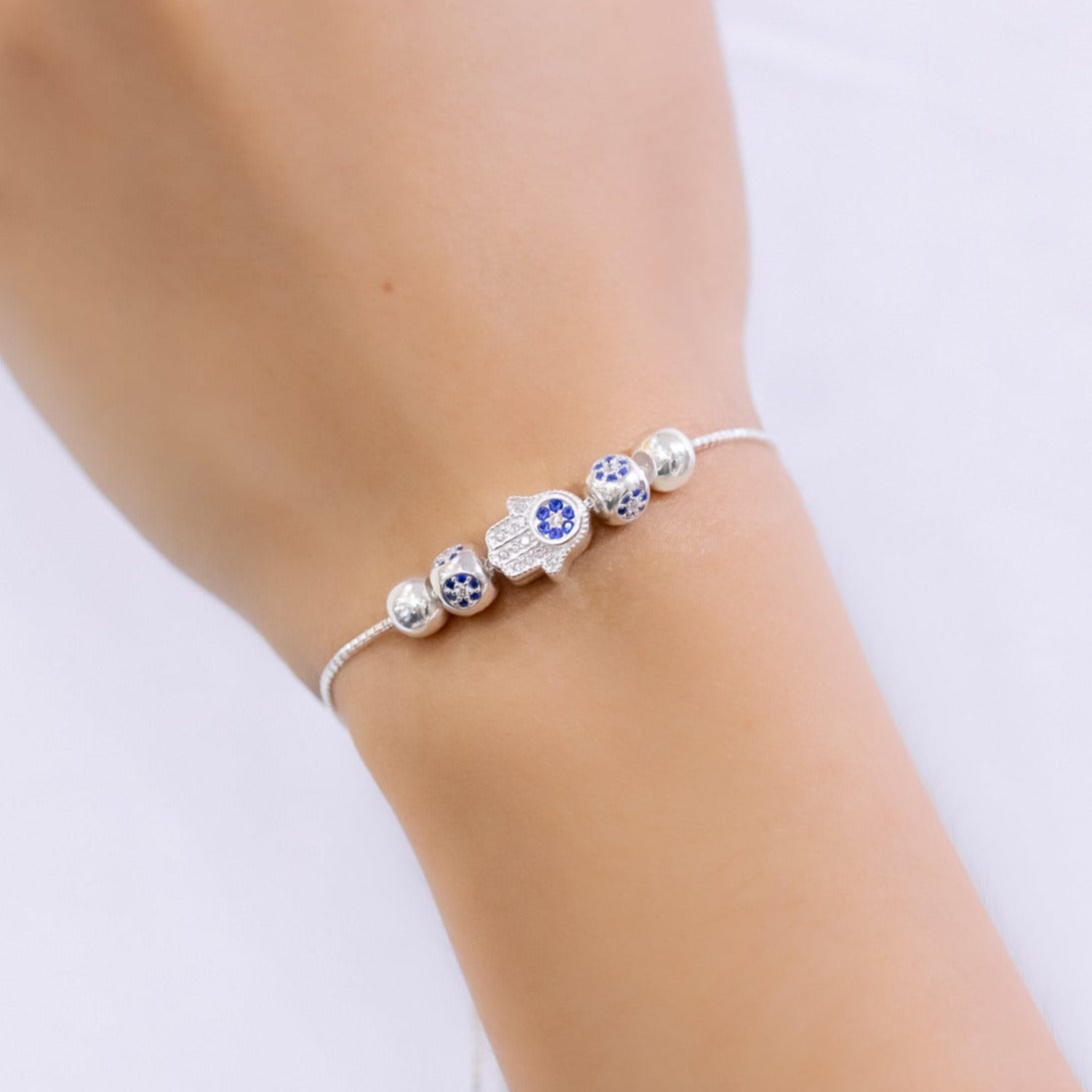 #PA120 - Pulsera De Mano De Fátima Ajustable - IP6.4