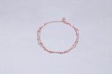 #PA228 - Pulsera Triple Con Bolitas De Plata - MI3.1