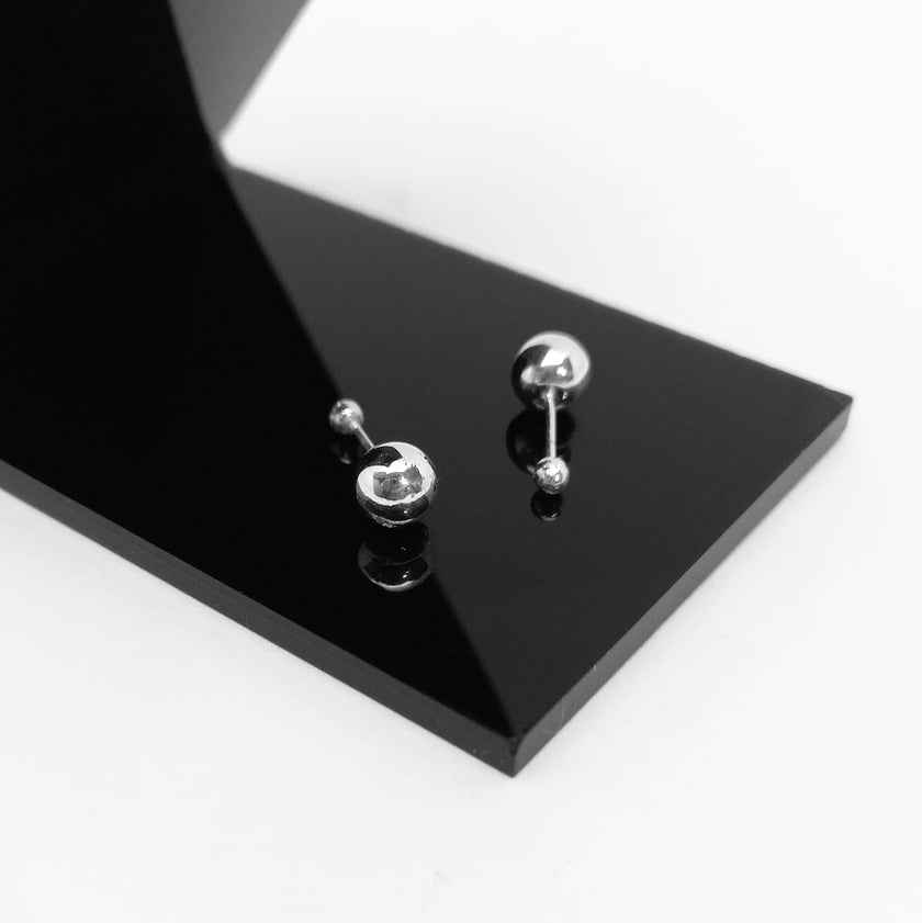 #BR131 - Broquel Bola/Dormilona De Plata - E13/ -E30/