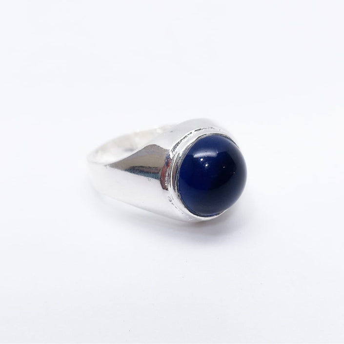 #AC123 - Anillo De Caballero Con Piedra - ZC8.8