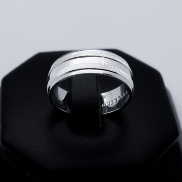 #AG123 - Argolla Diamantada - 6 mm - ZC2.6