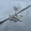 #D559 - Dije Signo De Las Divisas/¥$€ De Plata - PU10.2